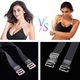 Set 6 Piese Bretele Invizibile, 1.5 cm Latime, Transparent, pentru Adulti