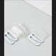 Set 6 Piese Bretele Invizibile, 1.5 cm Latime, Transparent, pentru Adulti