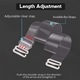 Set 6 Piese Bretele Invizibile, 1.5 cm Latime, Transparent, pentru Adulti