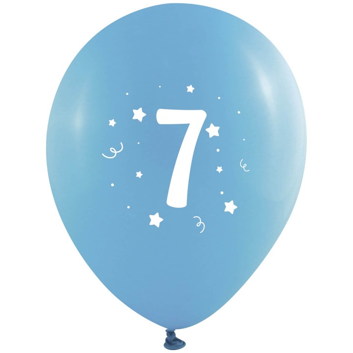 Балони 10 Бр. 12" - 30 См С Печат - Цифра 7