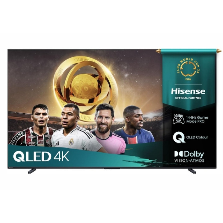 Телевизор Hisense, 100'' E7Q PRO, QLED Smart, FALD, 144Hz, 5000:1, Quantum Dot, Dolby vision, Vidaa, ADS, Black 100E7Q_PRO