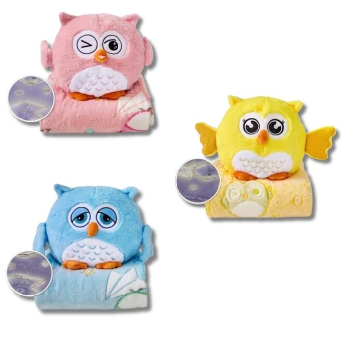 Емоционален, Бухал, 3в1, DORMEO, Топла прегръдка, Сет, 3 бр