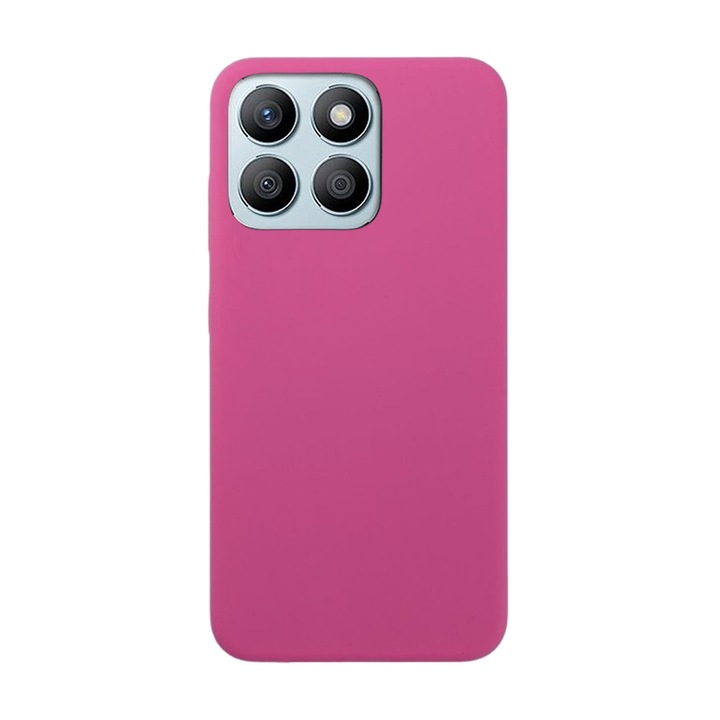 Honor X8c telefontok - hot pink szilikon hátlap tok