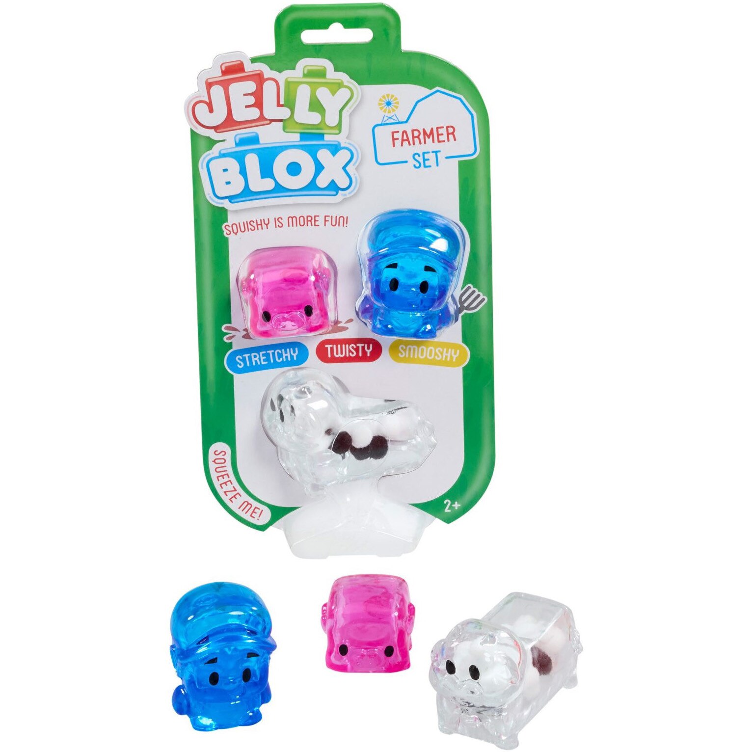 Set de joaca Jelly Blox - Prietenii de la ferma, 3 piese - eMAG.ro