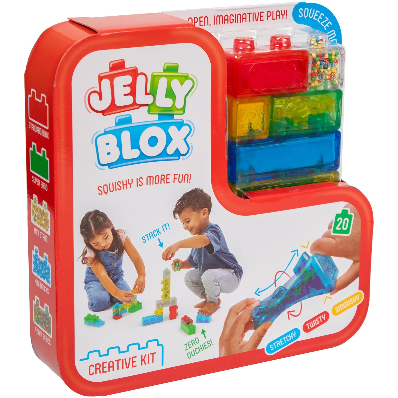 Set de joaca Jelly Blox - Creative kit, 20 piese