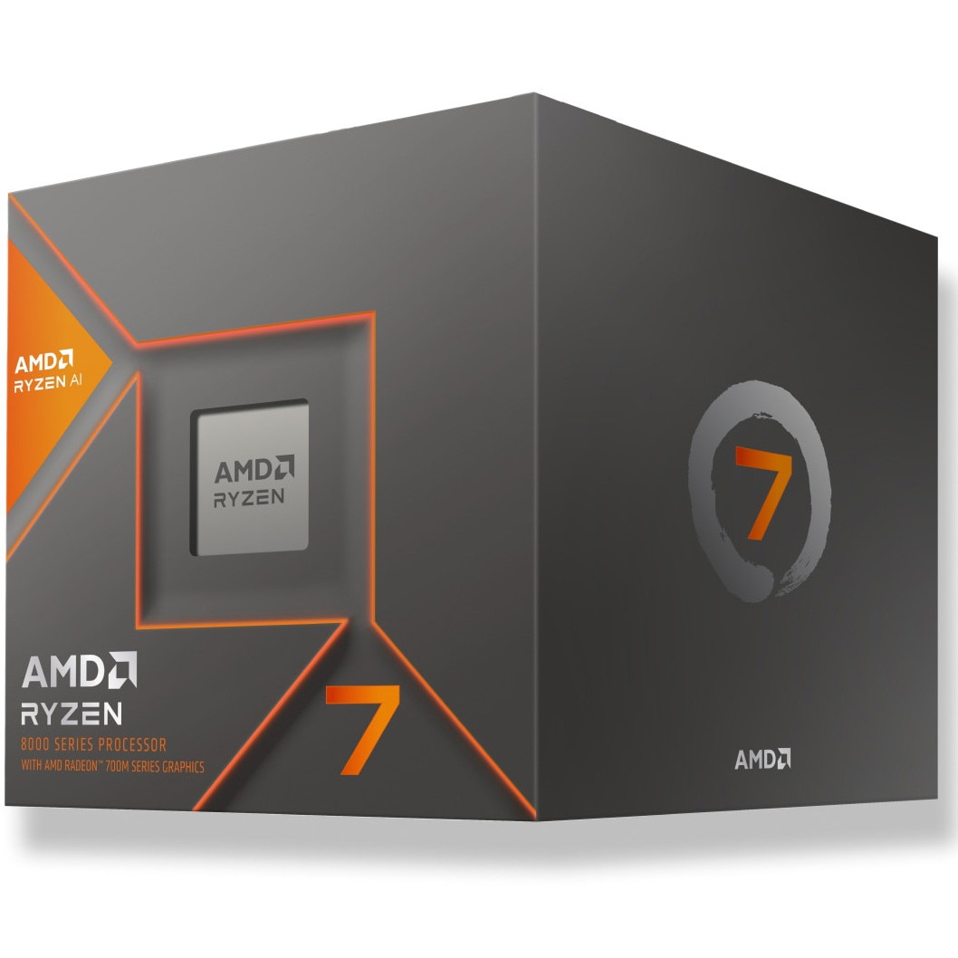 Procesor AMD Ryzen™ 7 8700G, 24MB, 4.2/5.1GHz Boost, Socket AM5, Radeon™ Graphics 780M, Wraith SPIRE cooler