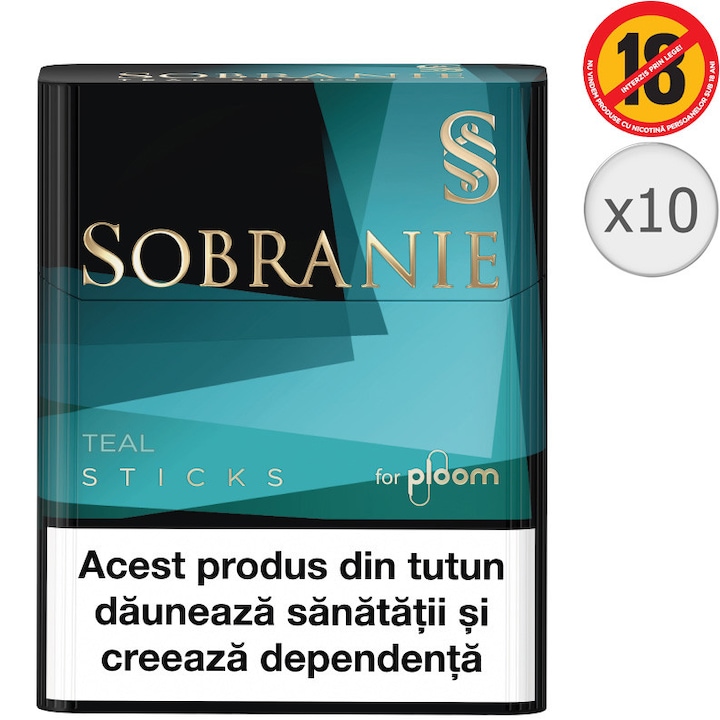 Cartus Sobranie Teal Sticks