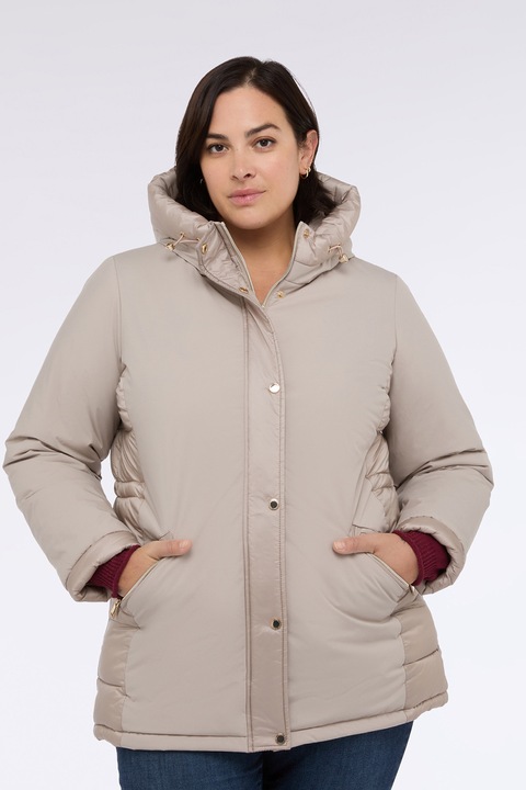 FIORELLA RUBINO, Geaca cu model uni, Bej