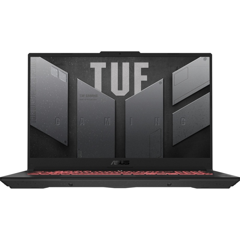 Laptop Gaming ASUS TUF A17 FA707NUG cu procesor AMD Ryzen™ 7 7445HS pana la 4.7GHz, 17.3'', Full HD, 144Hz, IPS, 48 GB DDR5, 1 TB SSD, NVIDIA® GeForce RTX™ 4050 6GB GDDR6, No OS, Mecha