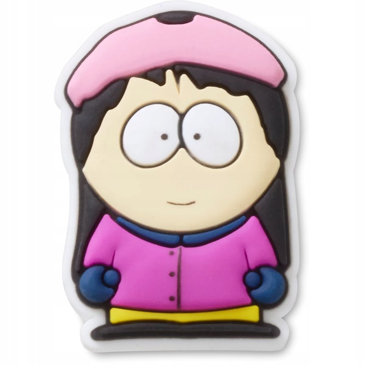 Crocs, Accesoriu incaltaminte Jibbitz, South Park Wendy Testaburger, 1 bucati, Multicolor