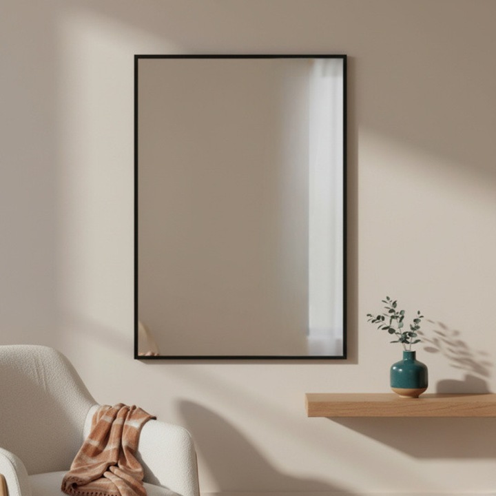 Oglinda decorativa suspendata VINKEL, 70 x 50 cm