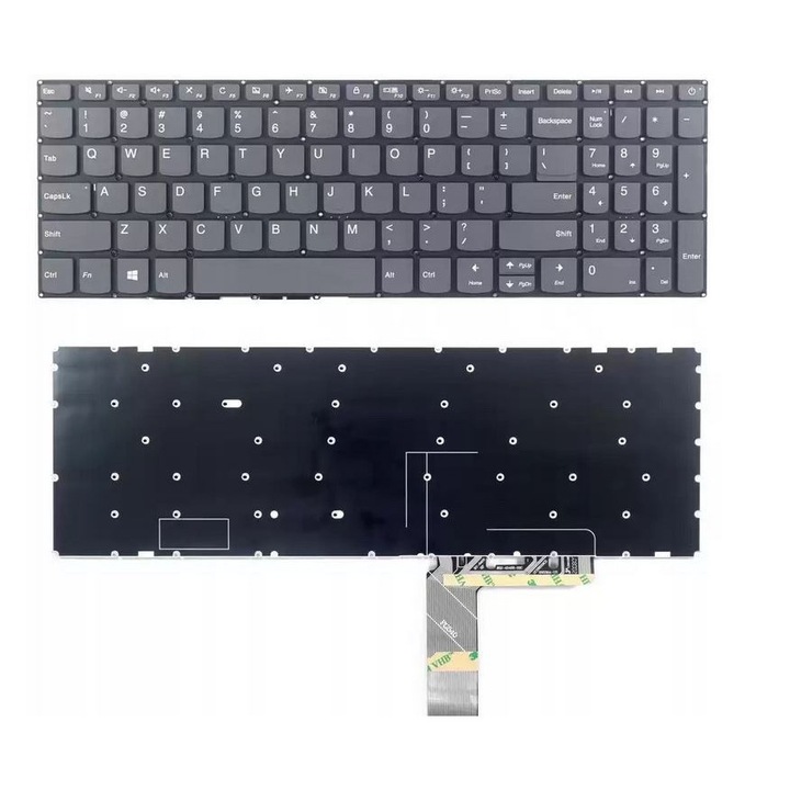 Tastatura LaptopStrong® pentru laptop Lenovo IdeaPad S145-15IWL S145-15AST S145-15API 15AST 130-15IKB S145-15 S145-15IGM S145-15IIL S145-15IKB 320-15ISK IDEAPAD 320-15 320-15ABR 320-15AST 320-15IAP 320-15IKB 320-17IKB 320-17ISK 330-15ARR 330-15AST