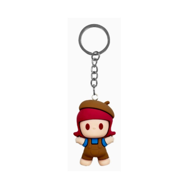 Youkly Kulcstartó 3D baba Internet híresség iskolatáska medál