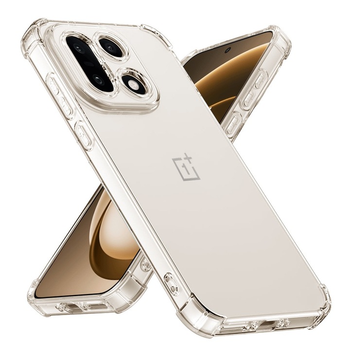 Husa pentru OnePlus 15 DaDen®, Antishock, Ultra Protection, Protectie colturi, Antisoc, Rezistenta la impact, Transparenta