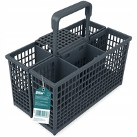 Cos pentru tacamuri pentru masina de spalat vase, universal, inlocuitor, robust, compatibil cu Amica Beko Bosch Siemens Whirpool, gri, Sillar