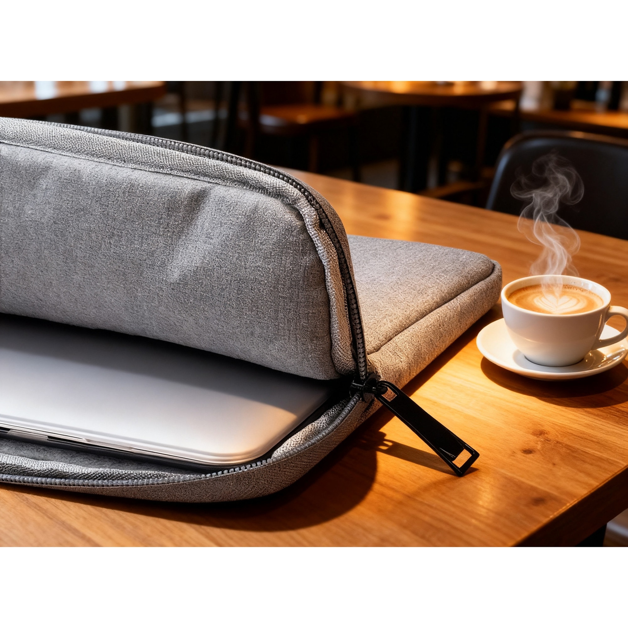 Geanta Laptop Universala AB HOMES, 15.6", Impermeabila, cu Protectie Antisoc si Buzunar Lateral pentru Accesorii, Poliester Premium
