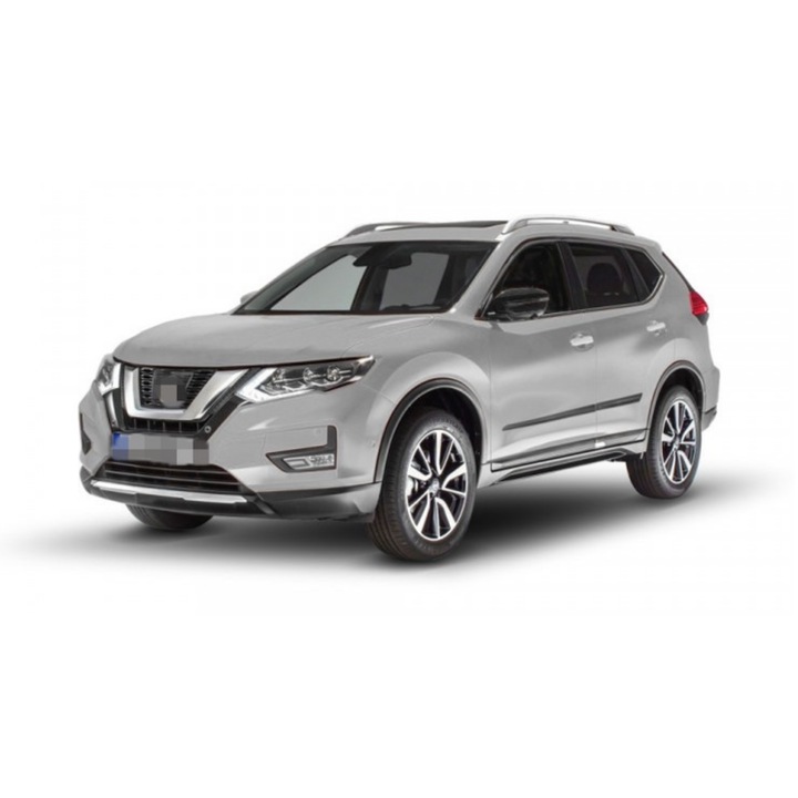 Комплект 4 броя лайстни idealSTORE, съвместими с Nissan X-Trail III SUV 2014->, Защита против удари и драскотини от други автомобили, Модерен дизайн, устойчиви на удар, тежки метеорологични условия и UV радиация