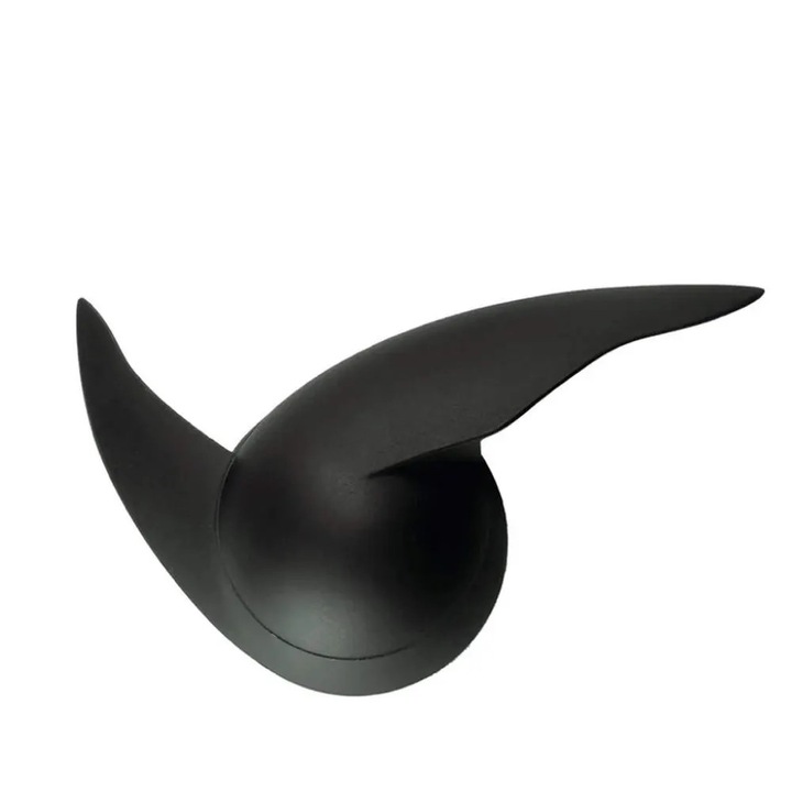 Ceas decorativ Walter Wayle II 05 G, Alessi, 25x5cm, gri inchis