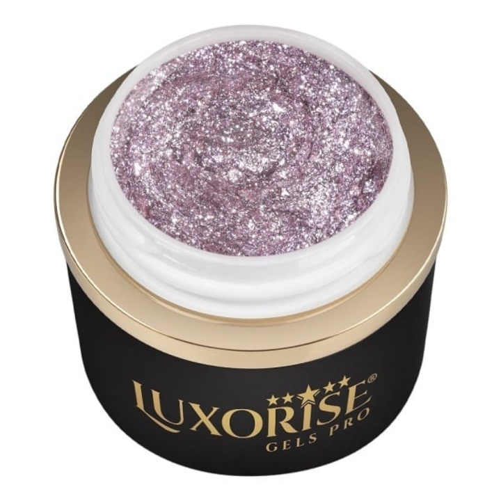 Дизайн гел 3D LUXORISE - Royal Glitz, Crystal Pink 5ml