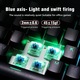 Клавиатура Компактна ергономична кабелна механична с 68 клавиша, Premium Gaming Keyboard for Mac, PC and eSports Laptops, GASKET Mount, Detachable Switches and Keycaps (Hot-Swappable), RGB Backlighting