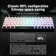 Клавиатура, Компактна ергономична кабелна механична с 68 клавиша, Gaming за лаптоп Mac, PC и eSports, GASKET монтаж, Сменяеми (Hot-Swappable) превключватели и капачки, RGB подсветка