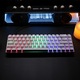 Клавиатура, Компактна ергономична кабелна механична с 68 клавиша, Gaming за лаптоп Mac, PC и eSports, GASKET монтаж, Сменяеми (Hot-Swappable) превключватели и капачки, RGB подсветка
