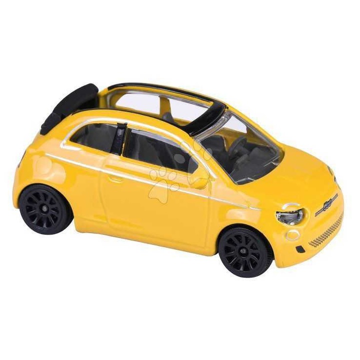 Macheta metal Fiat 500 galben majorette