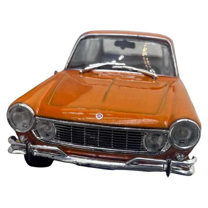 Macheta Fiat 1600 Sport (1970) narancssárga 1:43 méretarányú retro gyűjtőknek