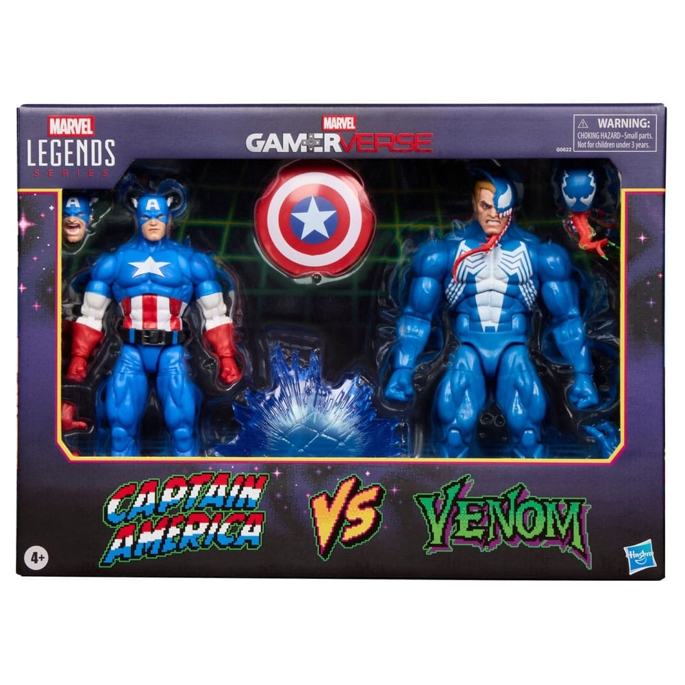 MARVEL LEGENDS GAMERVERSE フィギュアセット Set 2 figurine articulate Captain America vs. Venom Marvel Legends