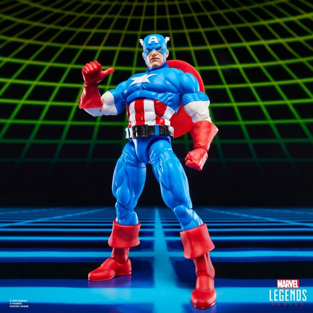Set 2 figurine articulate Captain America vs. Venom Marvel Legends