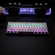 Клавиатура с 61 клавиша, Кабелна ергономична компактна механична, Gaming за лаптоп Mac, PC и Esports, GASKET Mount, Hot-Swappable Switches and Keycaps, RGB Backlight
