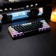 Клавиатура Кабелна ергономична компактна механична с 61 клавиша, Gaming за лаптоп Mac, PC и Esports, GASKET монтаж, сменяеми (hot-swappable) суичове и капачки на клавиши, RGB фоново осветление