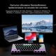 Клавиатура Кабелна ергономична компактна механична с 61 клавиша, Gaming за лаптоп Mac, PC и Esports, GASKET монтаж, сменяеми (hot-swappable) суичове и капачки на клавиши, RGB фоново осветление