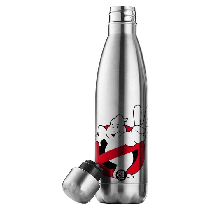 Termos din inox, 500ml, design dublu perete, capac etans, reciclabil