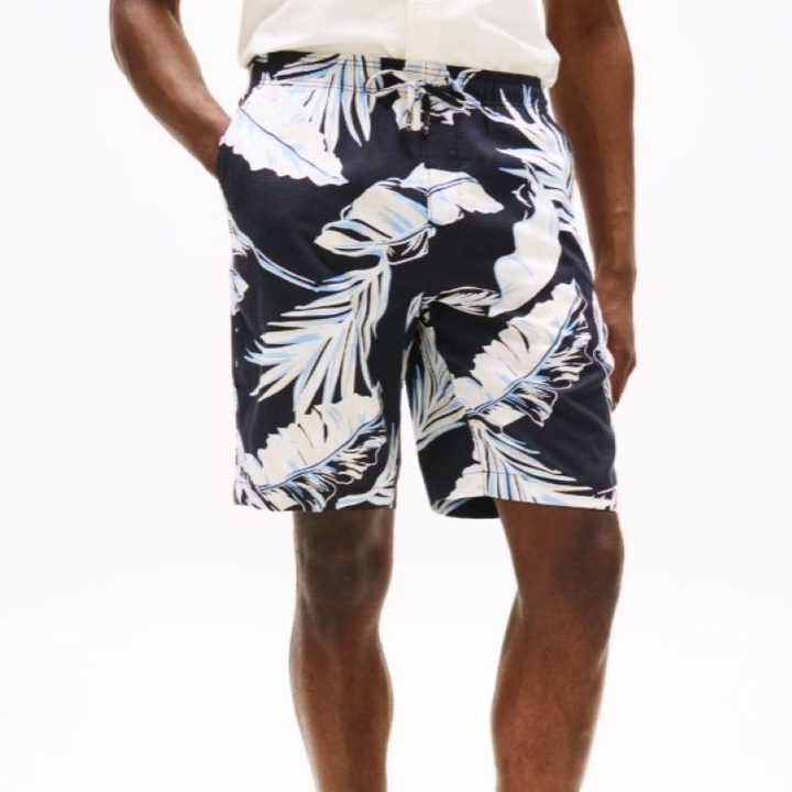 Sort Tommy Hilfiger MERCER 7IN CO LY BANANA LF SHORT-MW0MW39708-0GJ