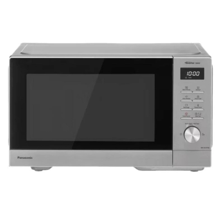 Cuptor cu microunde Panasonic NN-SD37QSEPG, tehnologie Inverter, argintiu, design compact