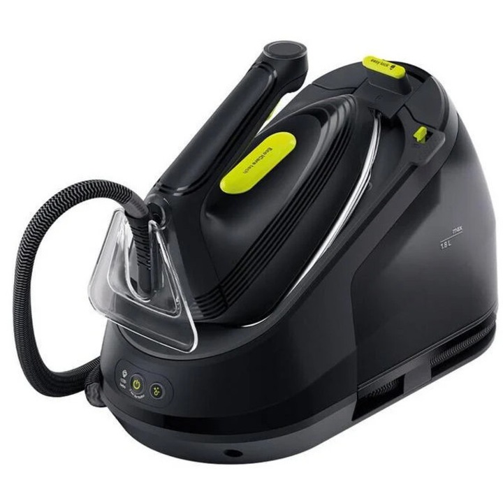 Парен генератор Braun IS3257BK, 2200W, 7.5 бара, черен, 1.8л резервоар