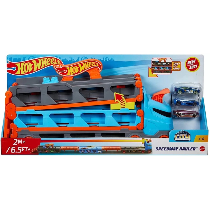Hot wheels 2 az 1-ben mega szállító autópálya