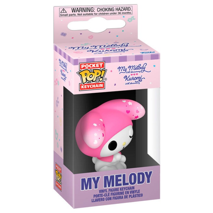 Колекционерска фигурка Funko POP! Hello Kitty My Melody, многоцветна, 7.5x5x4см