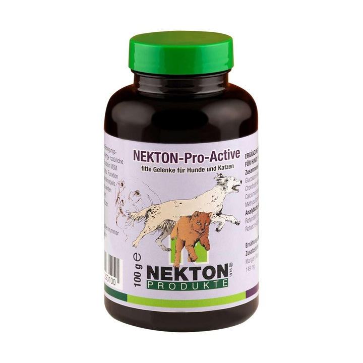 Supliment pentru sustinerea articulatiilor, Nekton, Pro-Active, 100g, pentru caini si pisici