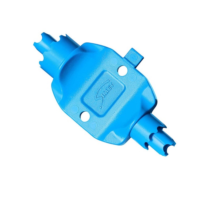 Decupator pentru slabiri in cutii de perete, albastru