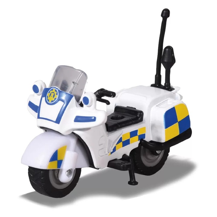 Pompierul sam vehicul din metal motocicleta scara 1 64