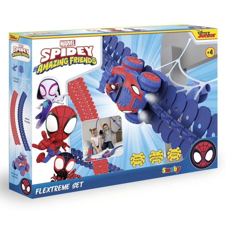Smoby spidey circuit flextreme set spidey