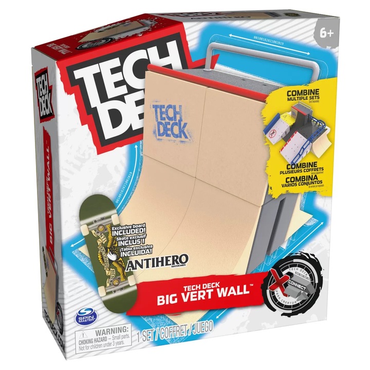 Tech Deck X-Connect Fingerboard Big Vert Wall szett