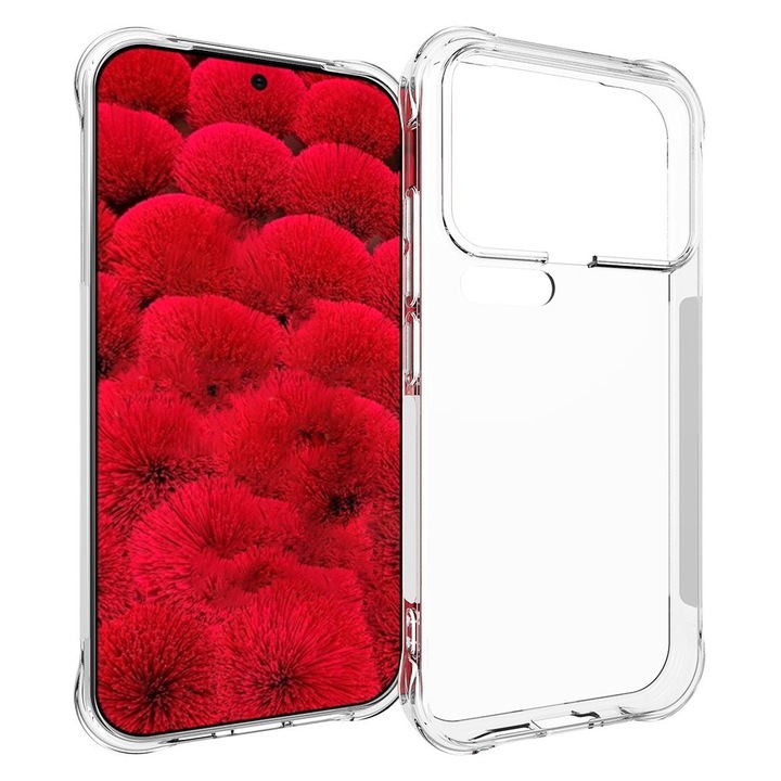 BestCase® Husa Anti Shock Pentru Xiaomi 17 Pro Max, Reinforced 4 Corners, Transparent