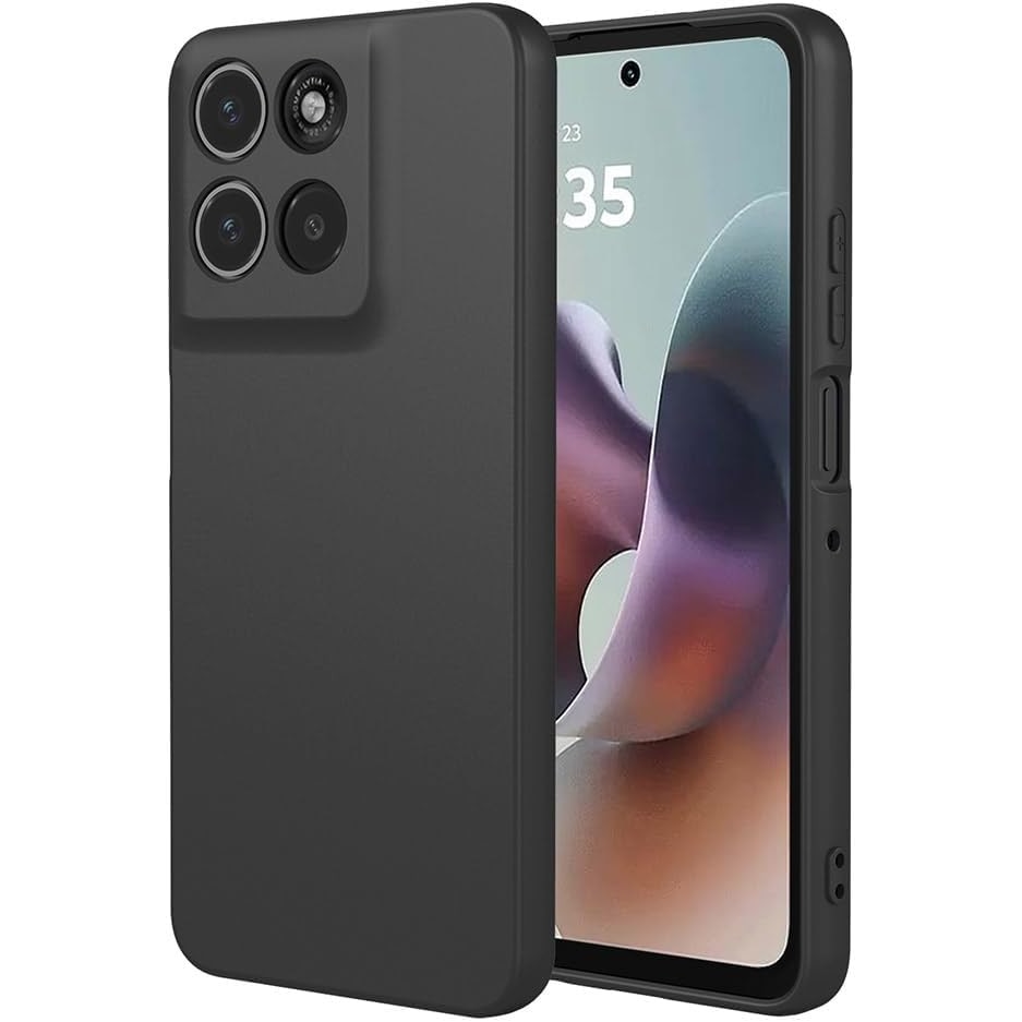 BestCase® Husa TPU Ultra Slim Compatibil cu Motorola Moto G86 Power, Negru mat