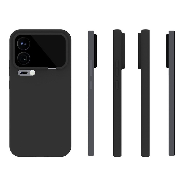 BestCase® Husa pentru Xiaomi 17 Pro silicon Ultra Slim, Negru mat