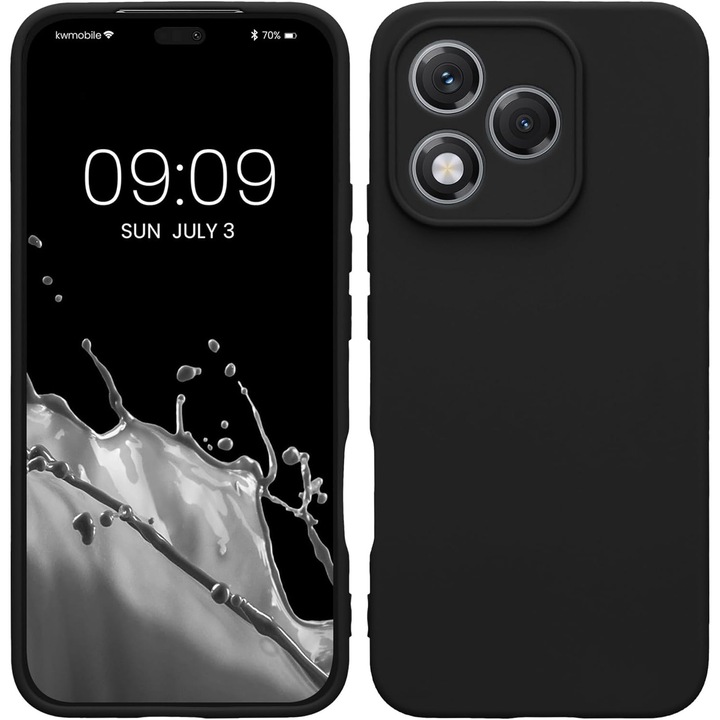 BestCase® Husa Premium Silicon pentru Honor 400 Lite, Negru