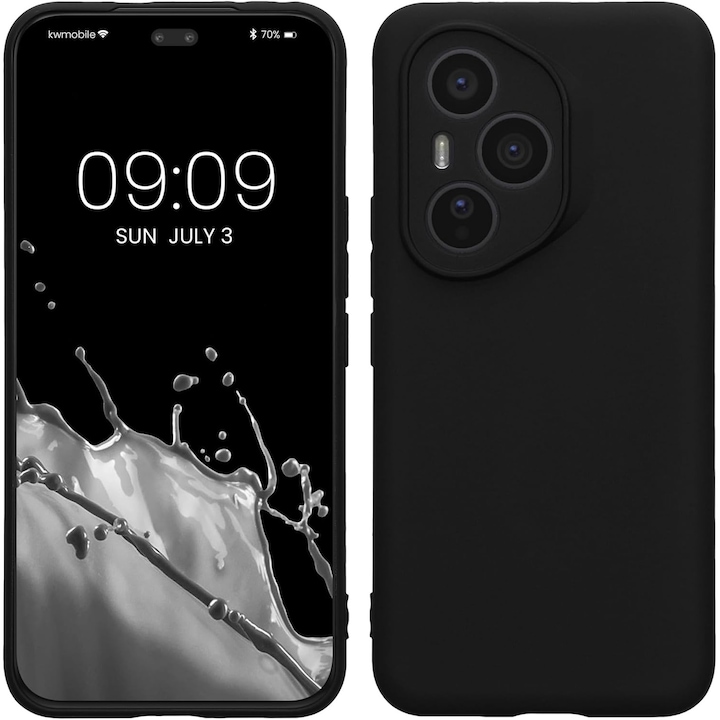 BestCase® Премиум Силиконов Калъф за Honor 400 Pro, Черен