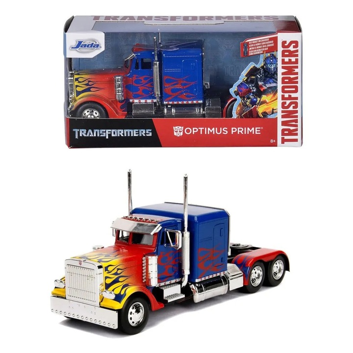 Jada трансформатори метална количка Оптимус Прайм мащаб 1 към 32